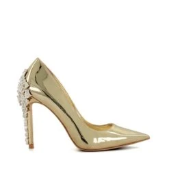 Dune London Audley - Gold 10 Dune London Audley - Gold -Dunes Shoes Store AUDLEY 0084503940168393 Side