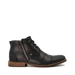 Dune London Captains - Black -Dunes Shoes Store CAPTAINS 0472503730009484 Side