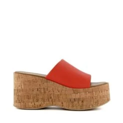 Dune London Kion - Orange -Dunes Shoes Store DUNE LADIES SS23 KION 0081510780001520 Side