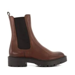 Dune London Picture - Dark Tan 8 Dune London Picture - Dark Tan -Dunes Shoes Store PICTURE 0092501020032534 Side