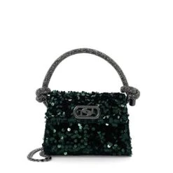 Dune London Sparkling - Dark Green -Dunes Shoes Store SPARKLING 1064500110007441 Front