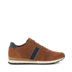 Dune London Treck - Dark Tan 10 Dune London Treck - Dark Tan -Dunes Shoes Store TRECK 0482507490004534 Side