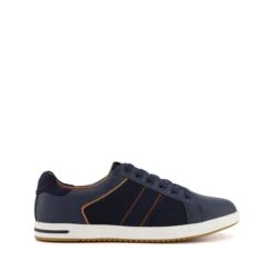 Dune London True - Navy -Dunes Shoes Store TRUES 0482506660004167 Side
